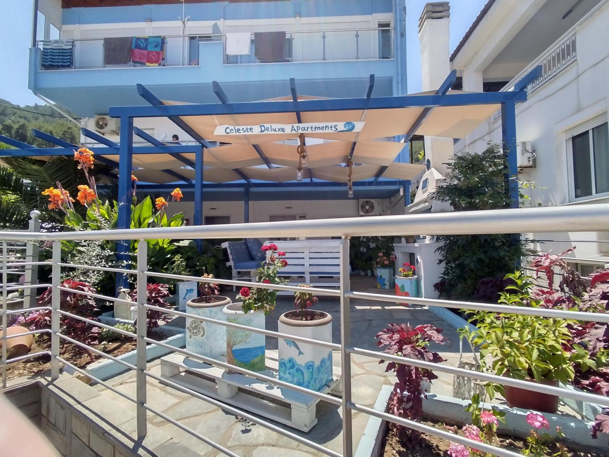 Celeste Deluxe Apartments Skala Potamia  Exterior foto