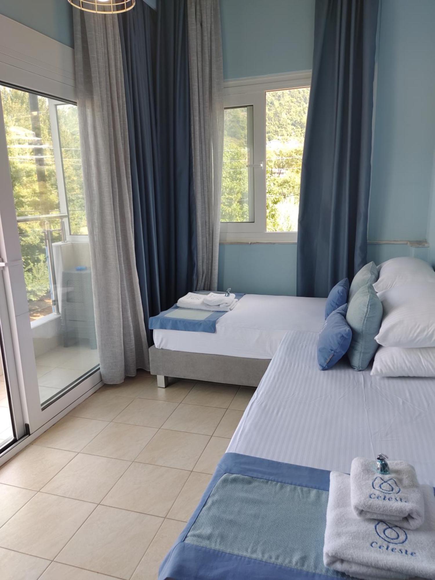 Celeste Deluxe Apartments Skala Potamia  Zimmer foto