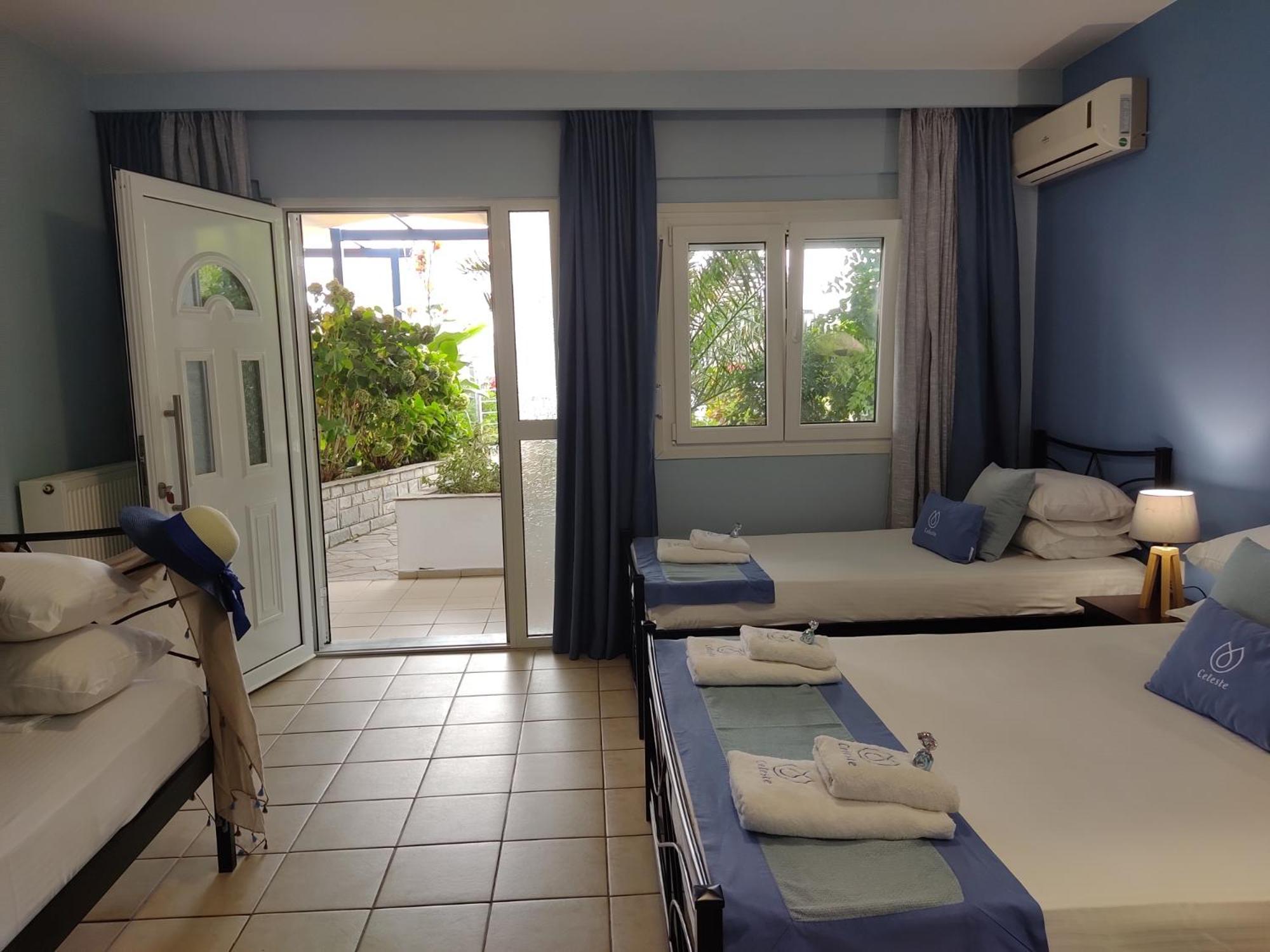 Celeste Deluxe Apartments Skala Potamia  Zimmer foto